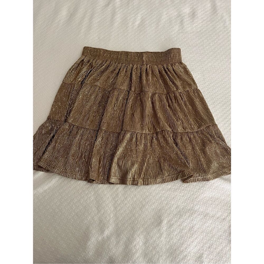 New Kori Alma Gold layered skirt size L - Picture 3 of 9